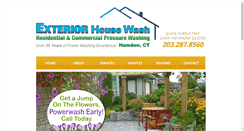 Desktop Screenshot of exteriorhousewash.com